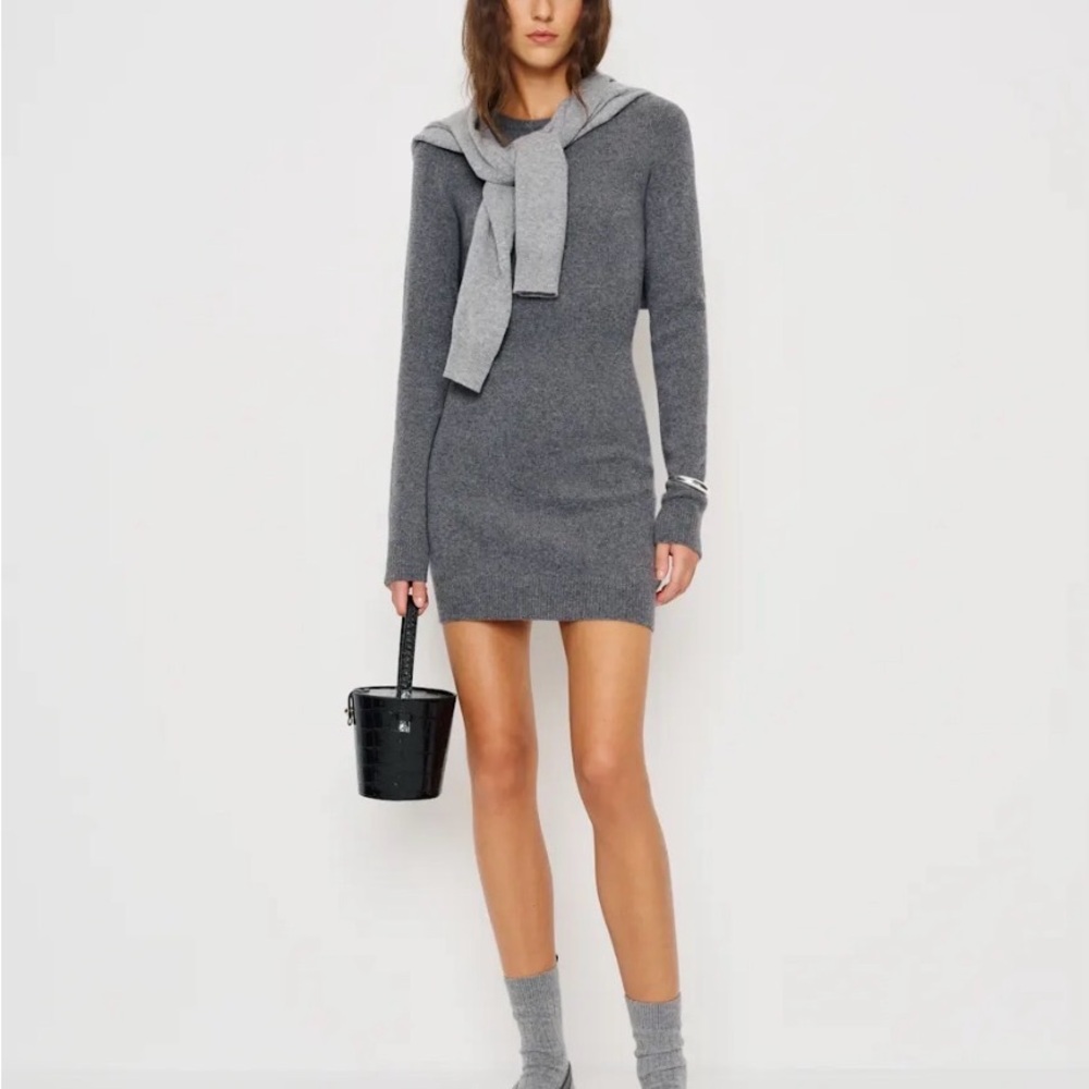 Reformation Gray Cashmere Sweater BNWT Small